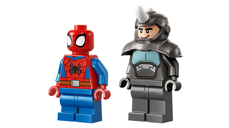 Construcciones Y Puzzles Lego Spidey En Su Moto Vs. Rino multicolor para niños