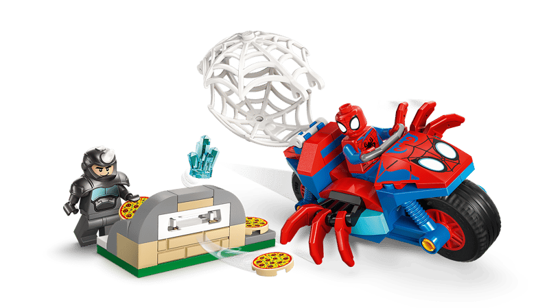 Construcciones Y Puzzles Lego Spidey En Su Moto Vs. Rino multicolor para niños