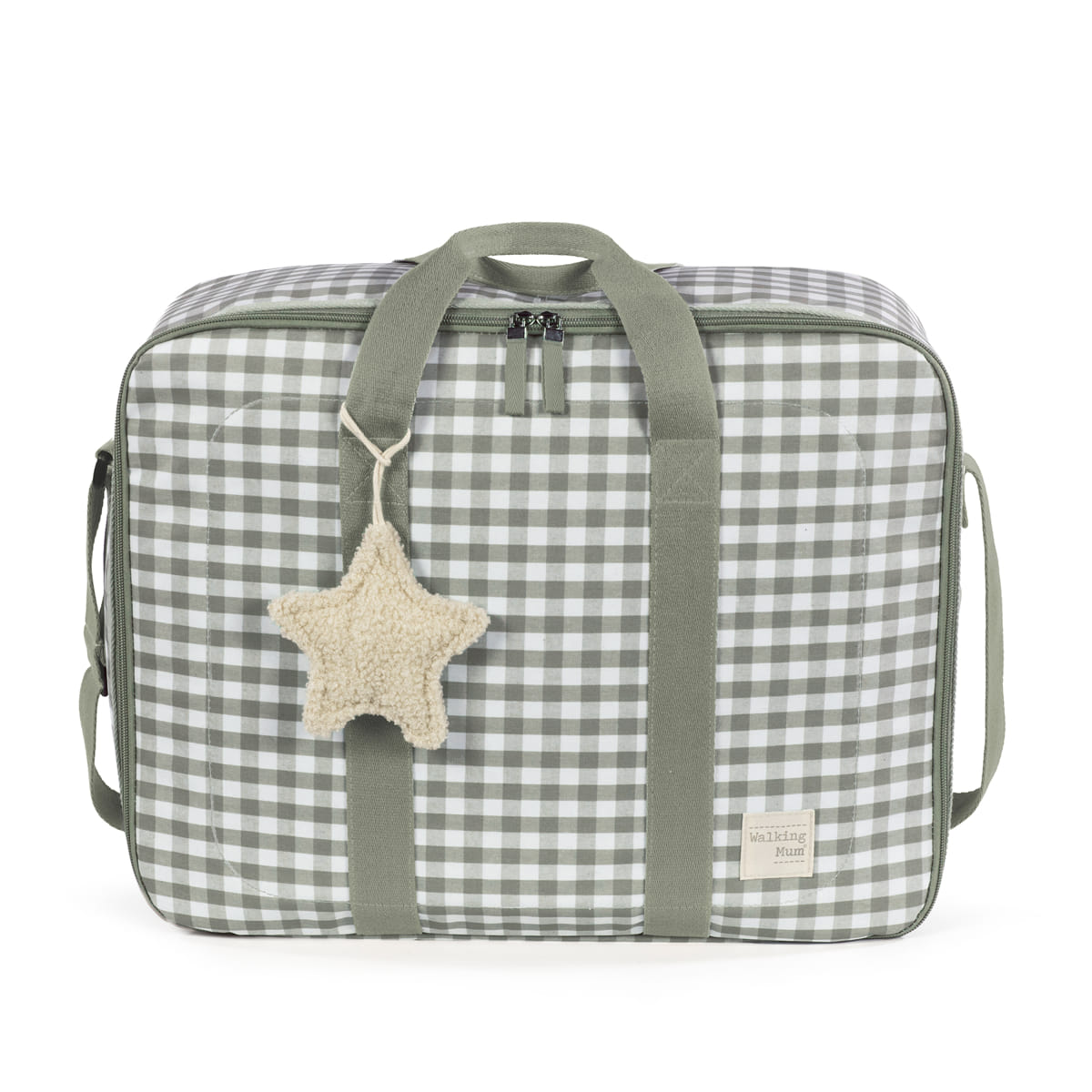 Viaje Walking Mum 1120800396-Verde Maleta Bebé Caetana Stone para mundo bebé