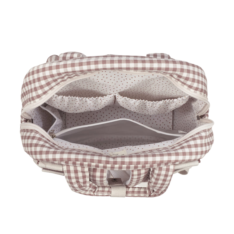 Bolsos Y Mochilas Walking Mum Mochila Praliné Vichy Moka multicolor para bebe
