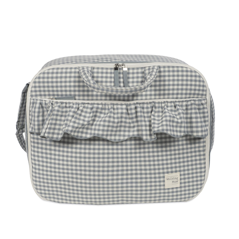 Macutos Y Maletas Walking Mum Maleta Praliné Vichy Matcha multicolor para bebe