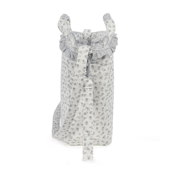 Paseo Pasito A Pasito Bolso Canastilla Little Bloom Flowers Gris multicolor para bebe