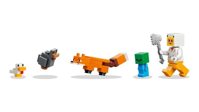 Construcciones Y Puzzles Lego La Granja De Gallinas multicolor para niños