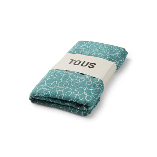 Paseo Tous Muse-2105-Verde Muselina Bambú 120x120 cm Muse-2105 verde para mundo bebé