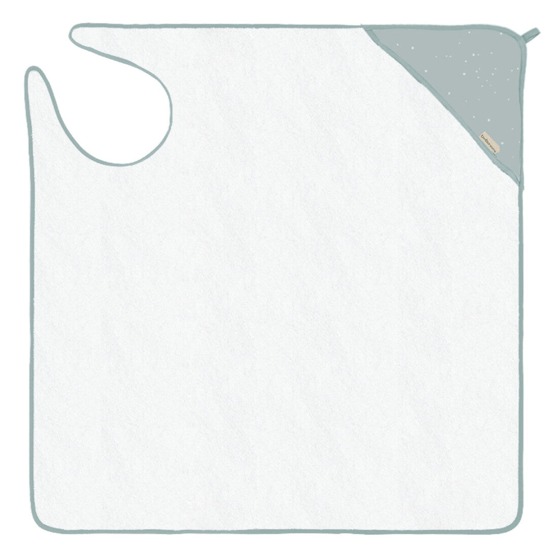 Baño Bimbidreams Maxicapa De Baño Dúo 100X100 Cm Dot Blanco/Verde multicolor para bebe