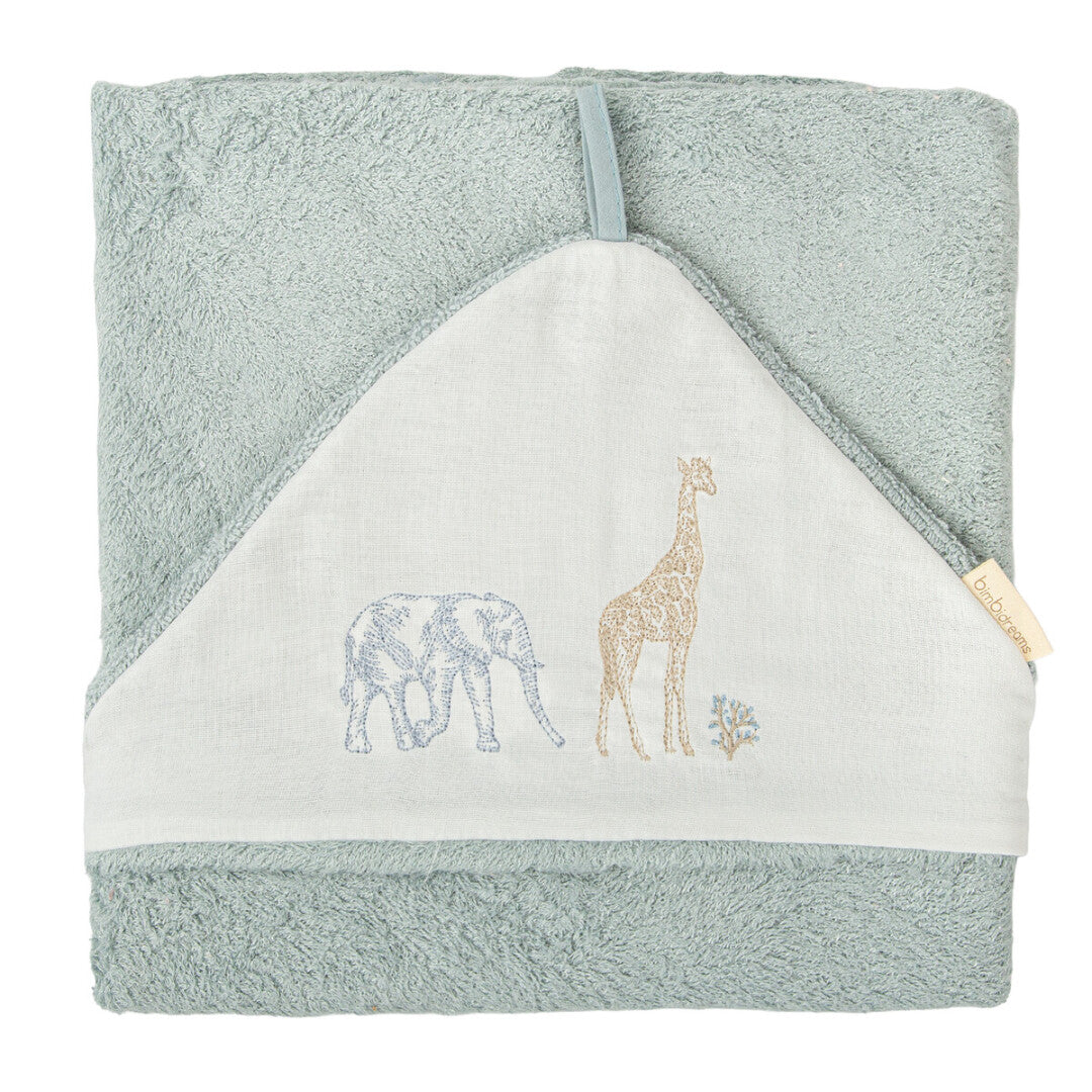 Baño Bimbidreams Maxicapa De Baño 100X100 Cm Tanzania Azul Grisáceo multicolor para bebe