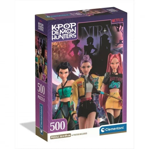 Construcciones Y Puzzles Clementoni Puzzle 500 Piezas Kpop Demon Hunter multicolor para niños