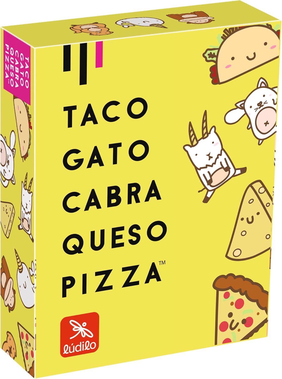 Juegos De Mesa Ludilo Taco, Gato, Cabra, Queso, Pizza multicolor para unisex