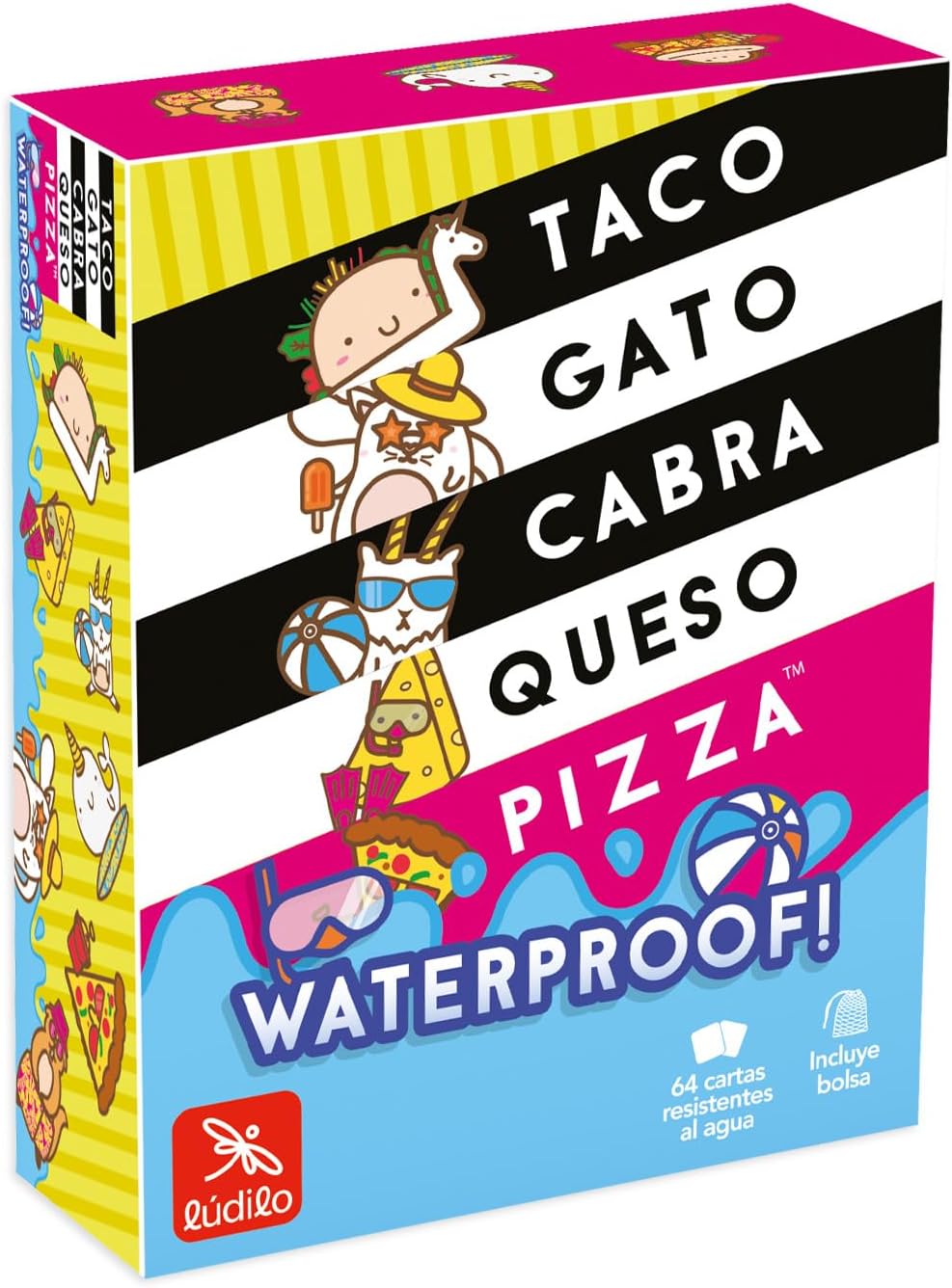 Juegos De Mesa Ludilo Taco, Gato Waterproof multicolor para unisex