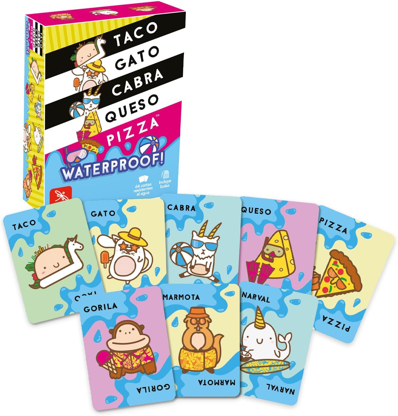 Juegos De Mesa Ludilo Taco, Gato Waterproof multicolor para unisex