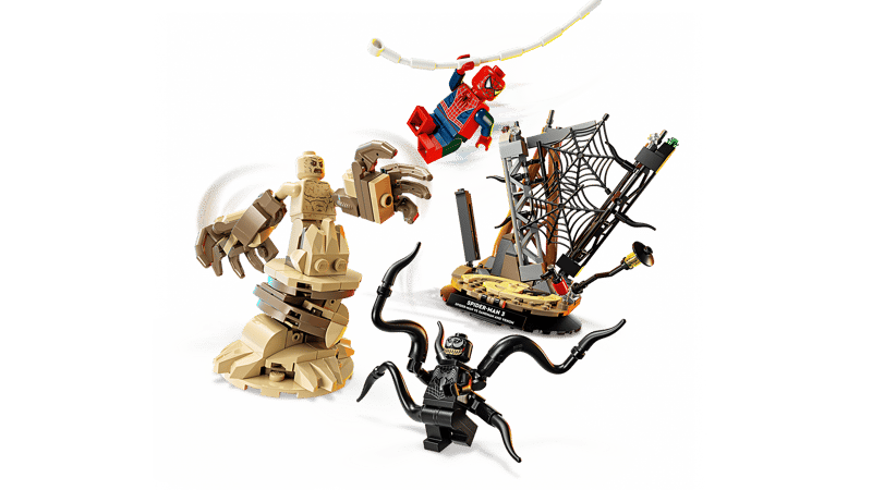 Construcciones Y Puzzles Lego Batalla Legendaria: Spider-Man Vs. Sandman multicolor para niños