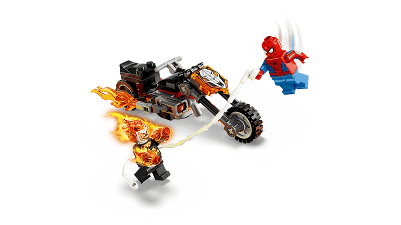 Construcciones Y Puzzles Lego Spider-Man Vs. Moto Del Motorista Fantasma multicolor para niños