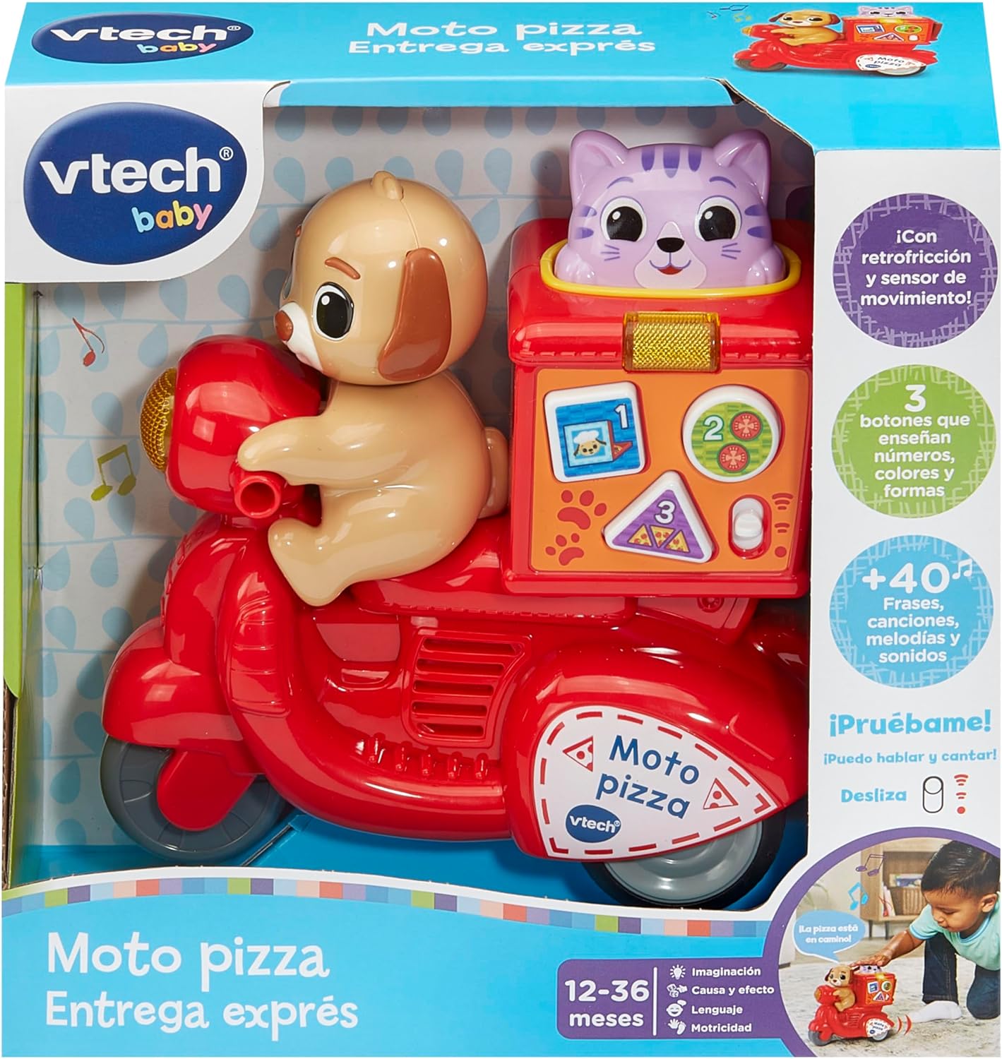 Vehículos Y Radiocontrol Vetch Moto Pizza Entrega Expres multicolor para bebe