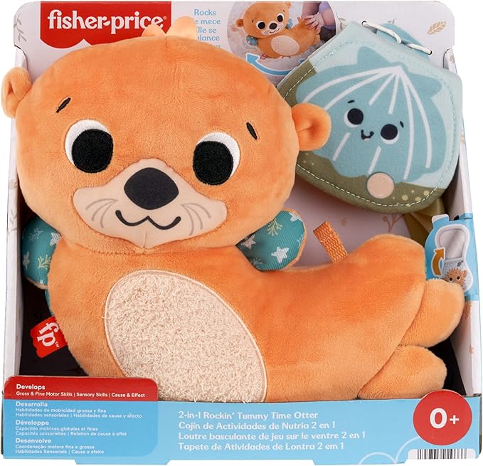 Muñecas Y Peluches Mattel Games Fisher-Price Sensimals Nutria Cojin Bala multicolor para bebe