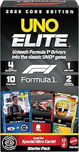 Juegos De Mesa Mattel Games Mattel Games Uno Elite F1 Starter Pack multicolor para niños