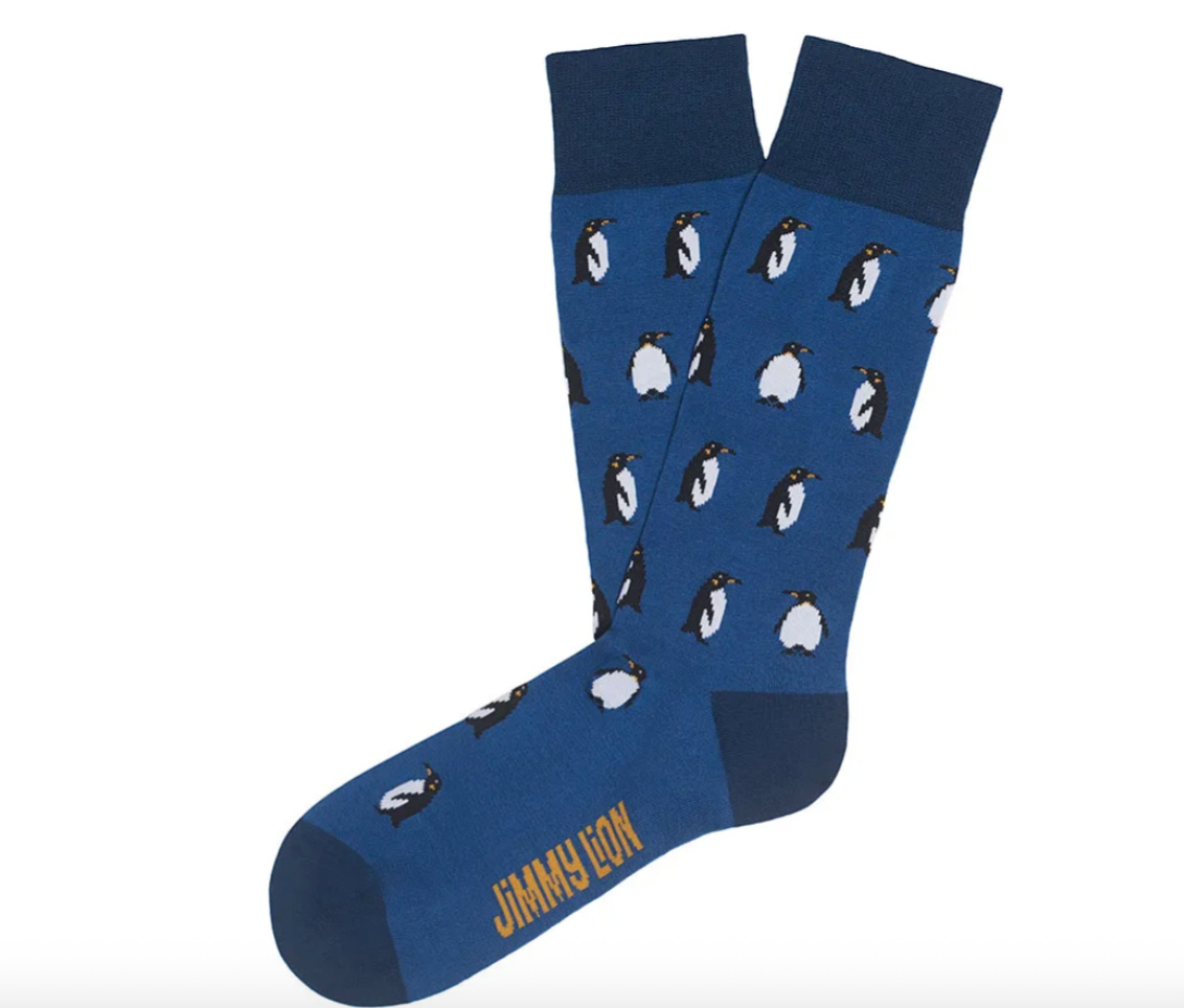 Calcetines Jimmy Lion Penguins azul para unisex