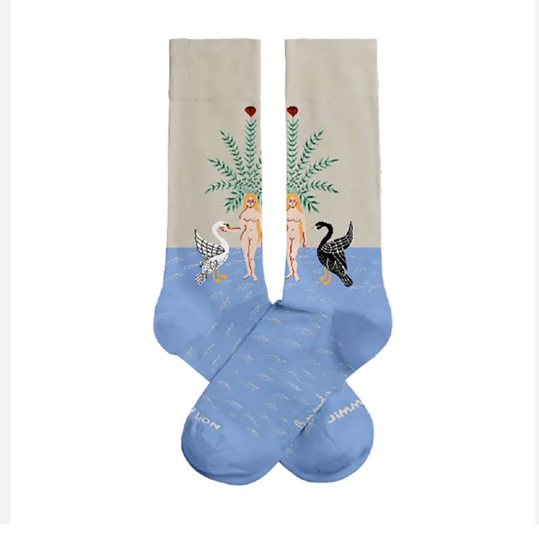 Calcetines Jimmy Lion Brianda Duality Deep azul para unisex