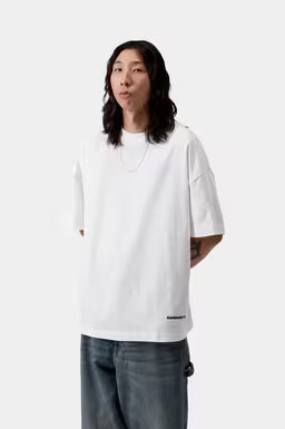 Camiseta Carhartt S/S Link Script T-Shirt blanco para hombre