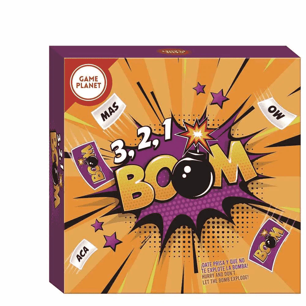 Juegos De Mesa Toy Planet Game Planet - 3,2,1 Tic Tac Boom! multicolor para niños