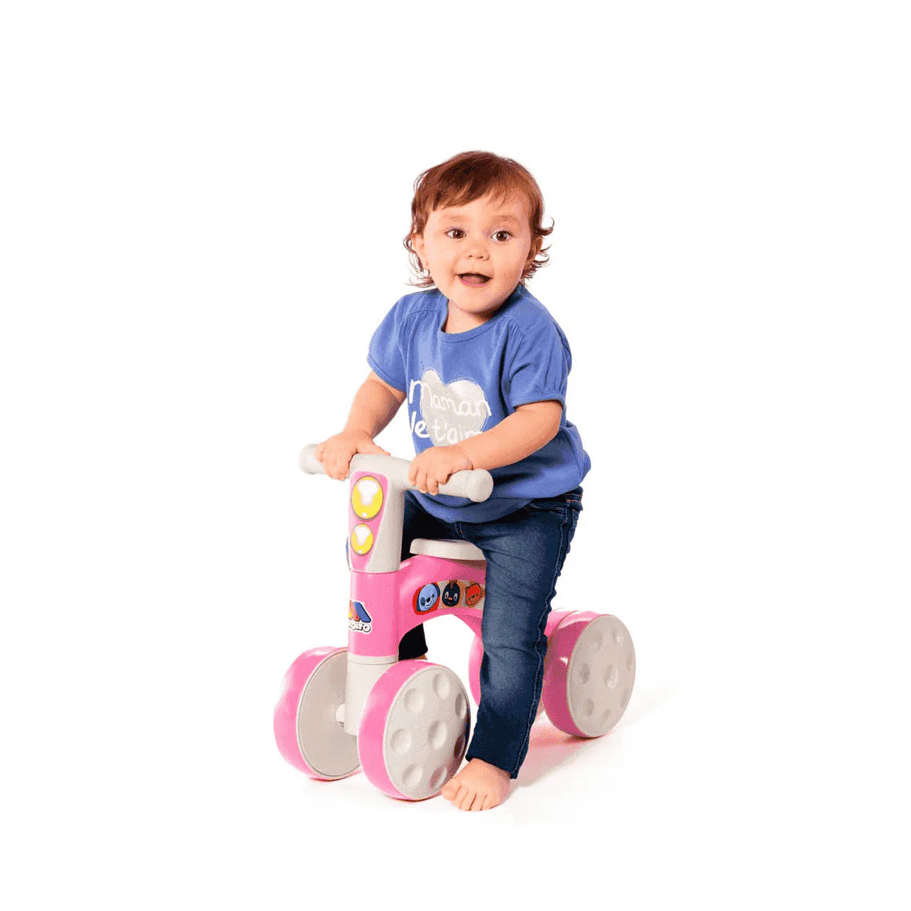 Aire Libre Molto Mi Primer Correpasillos Rosa Ruedas De G rosa para bebe