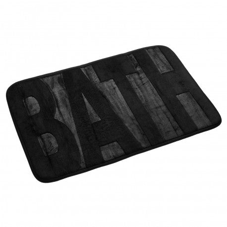 En Casa Versa Alfombra De Baño negro para unisex