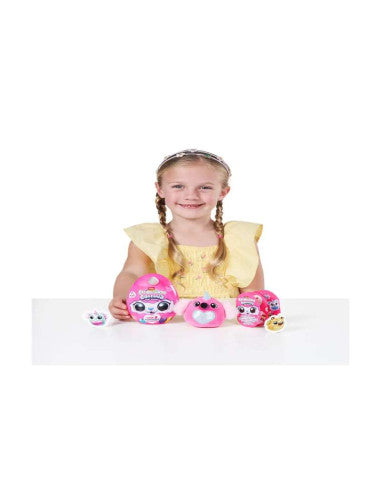 Muñecas Y Peluches Zuru Baby Eggzania S1 ,4Facing12Pcs/Pdq rosa para niños