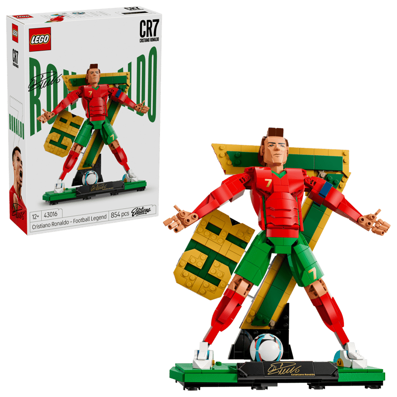 Construcciones Y Puzzles Lego Cristiano Ronaldo: Leyenda Del Fútbol multicolor para niños