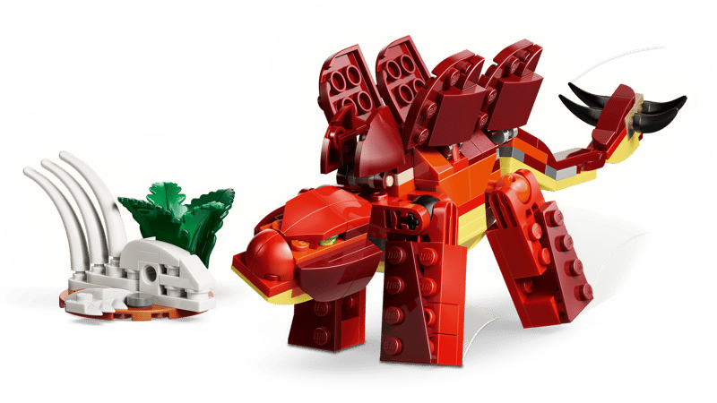 Construcciones Y Puzzles Lego Feroz Dinosaurio multicolor para niños