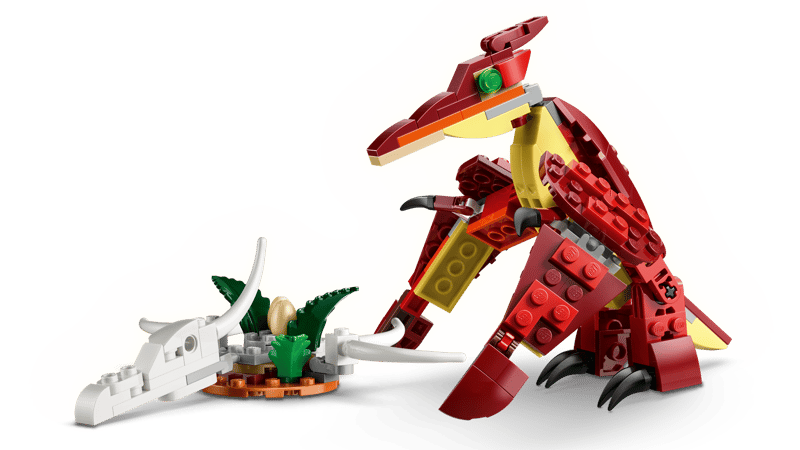 Construcciones Y Puzzles Lego Feroz Dinosaurio multicolor para niños