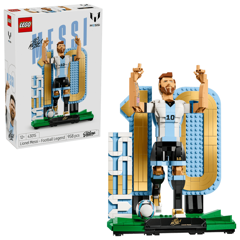 Construcciones Y Puzzles Lego Lionel Messi: Leyenda Del Fútbol multicolor para niños