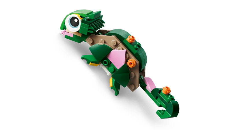 Construcciones Y Puzzles Lego Tortuga Con Flor De Nenúfar multicolor para niños