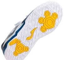 Zapatillas Joma Cancha Jr 2503 Marino-Blanco azul para niños