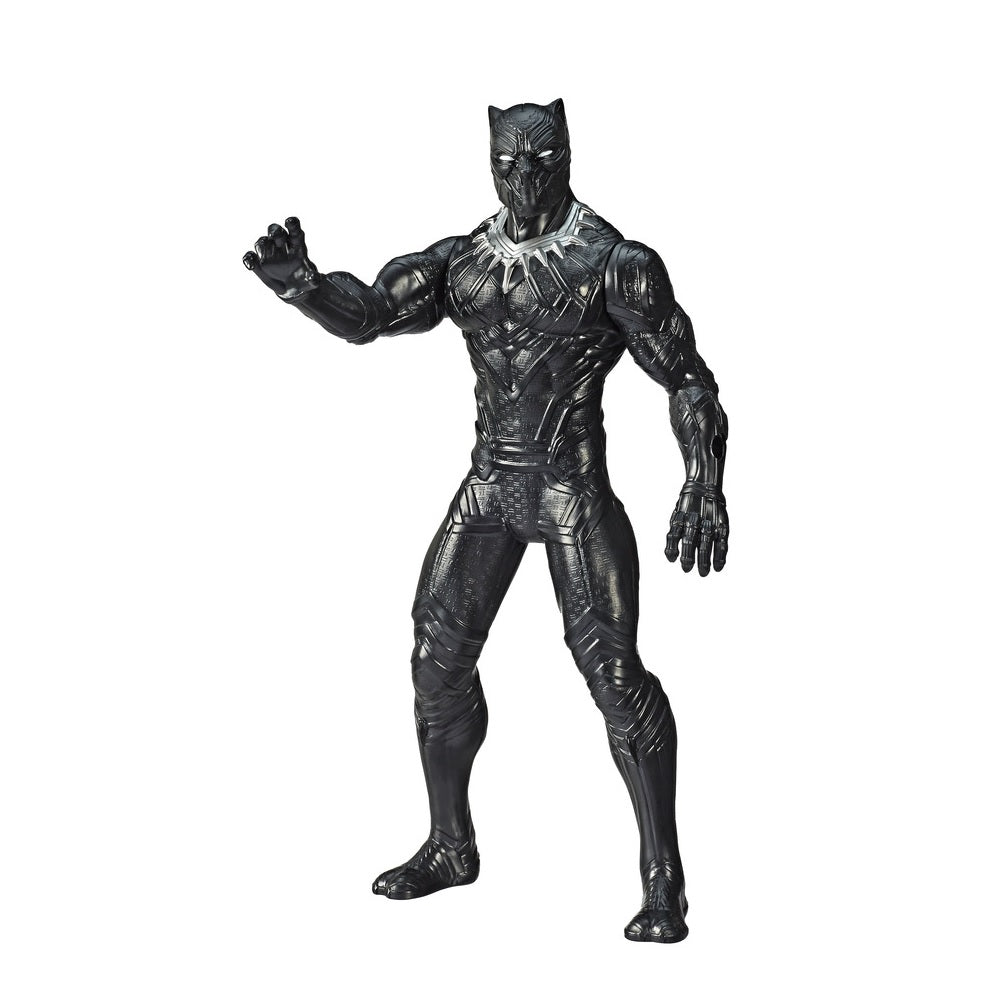 Figuras Y Minimundos Hasbro Marvel - Figura De Acción 25 Cm Black Panther negro para niños
