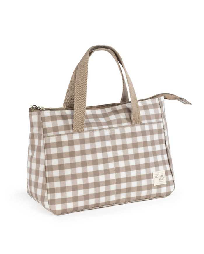 Paseo Walking Mum 1120800399-Beige Bolsa de Aseo Caetana Sand para mundo bebé