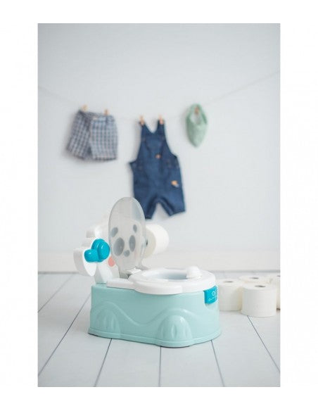 En Casa Olmitos Orinal Infantil Funny 2 En 1 azul para bebe