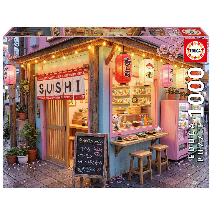 Construcciones Y Puzzles Educa Puzzle 1000 Piezas Kawaii Sushi 68X48 Cm multicolor para niños