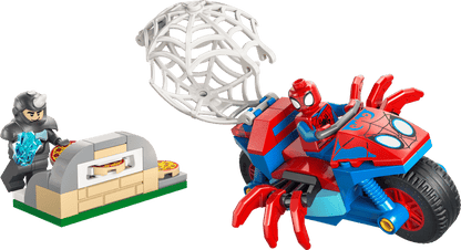 Construcciones Y Puzzles Lego Spidey En Su Moto Vs. Rino multicolor para niños
