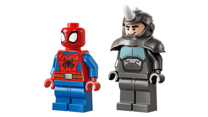 Construcciones Y Puzzles Lego Spidey En Su Moto Vs. Rino multicolor para niños