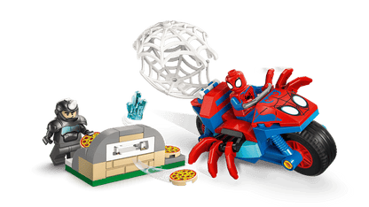 Construcciones Y Puzzles Lego Spidey En Su Moto Vs. Rino multicolor para niños