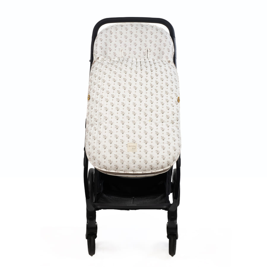 Paseo Walking Mum Saco Silla Universal Entretiempo Botton Flores beige para bebe