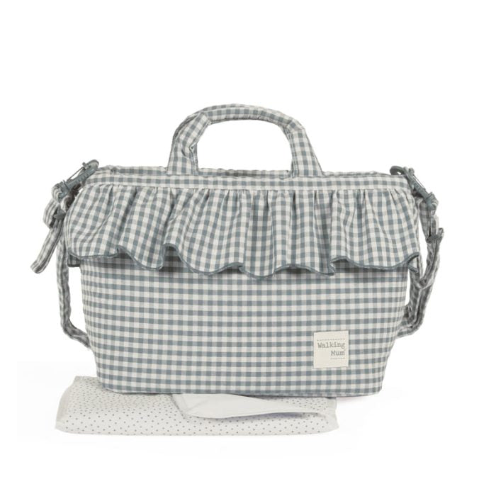 Bolsos Y Mochilas Walking Mum Bolsa Canastilla Praliné Vichy Matcha multicolor para bebe