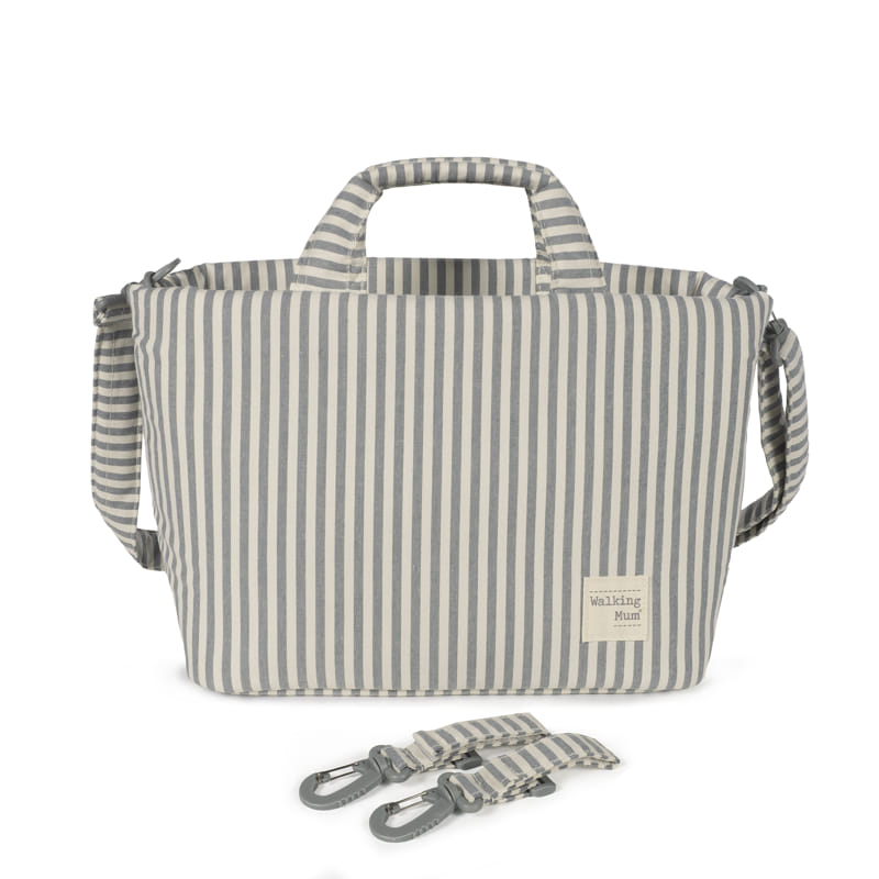 Paseo Walking Mum Bolso Canastilla Praliné Raya Matcha multicolor para bebe