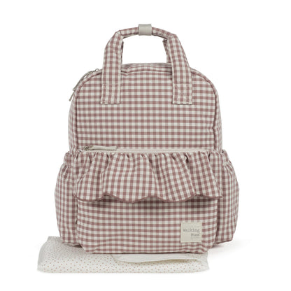 Bolsos Y Mochilas Walking Mum Mochila Praliné Vichy Moka multicolor para bebe