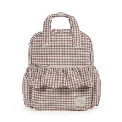 Bolsos Y Mochilas Walking Mum Mochila Praliné Vichy Moka multicolor para bebe