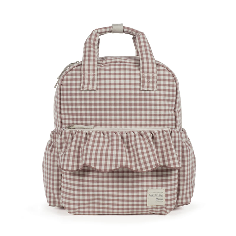 Bolsos Y Mochilas Walking Mum Mochila Praliné Vichy Moka multicolor para bebe