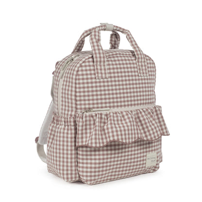 Bolsos Y Mochilas Walking Mum Mochila Praliné Vichy Moka multicolor para bebe