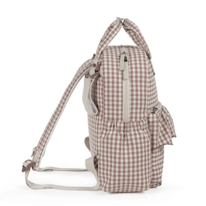 Bolsos Y Mochilas Walking Mum Mochila Praliné Vichy Moka multicolor para bebe