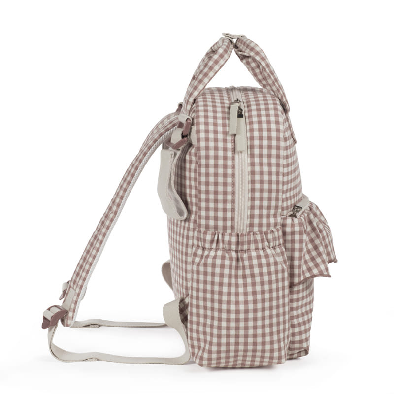 Bolsos Y Mochilas Walking Mum Mochila Praliné Vichy Moka multicolor para bebe