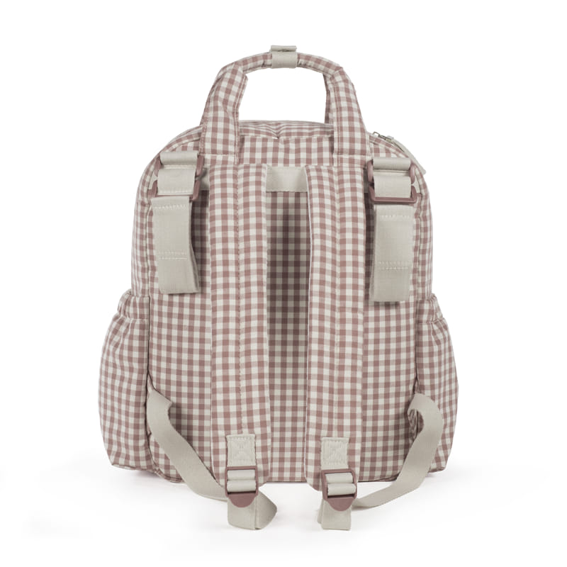 Bolsos Y Mochilas Walking Mum Mochila Praliné Vichy Moka multicolor para bebe