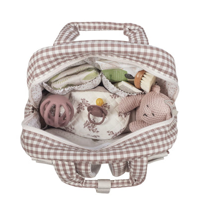 Bolsos Y Mochilas Walking Mum Mochila Praliné Vichy Moka multicolor para bebe